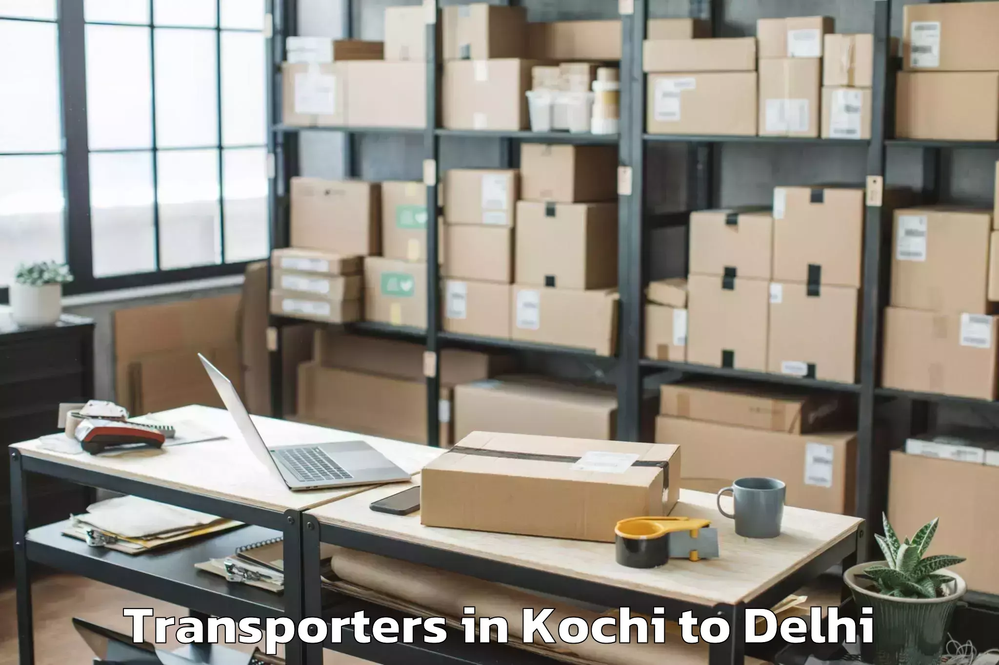 Book Kochi to Chanakya Puri Transporters